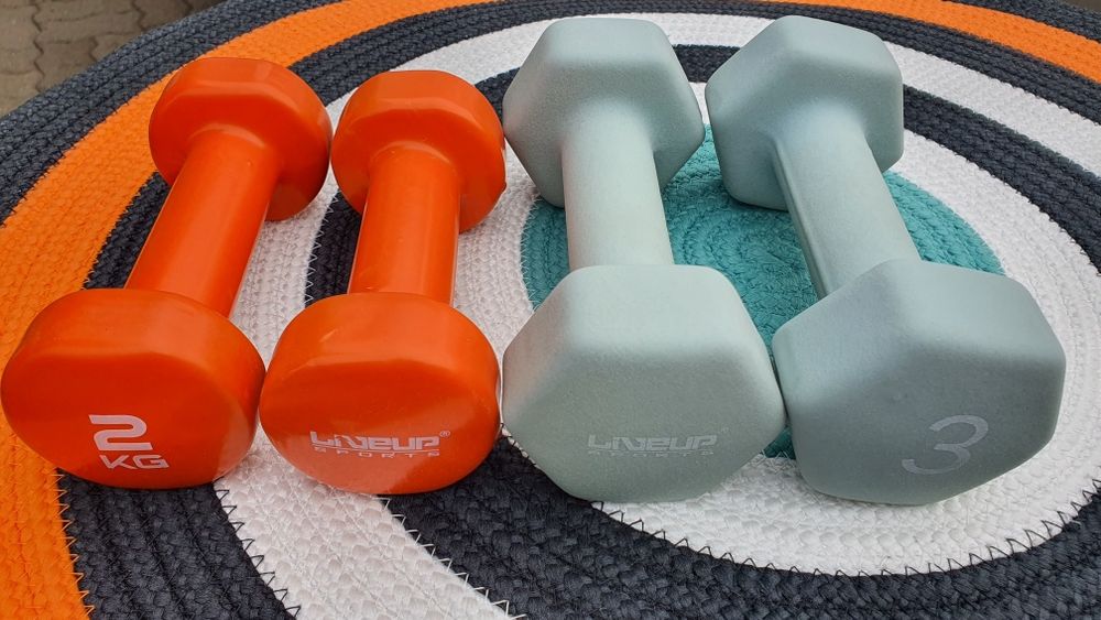 Gantere 2 x 2Kg și 2 x 3Kg