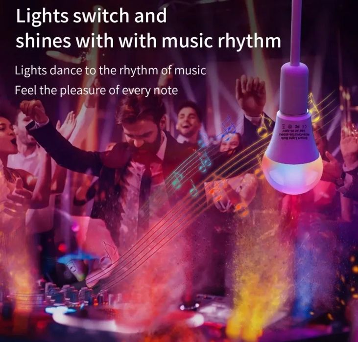 Tuya RGB Wi-Fi лампа E27