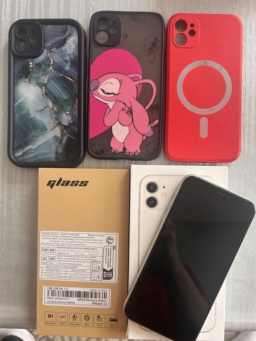 Iphone 11 white, запазен