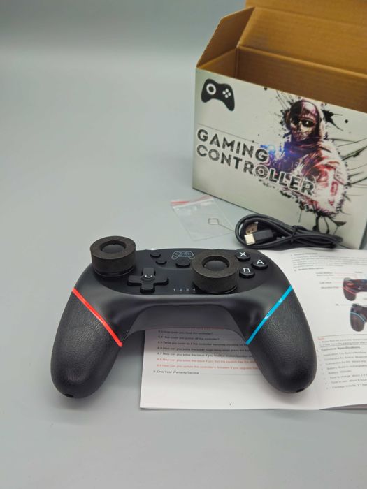 Нови!Безжичен контролер за Nintendo Switch с Turbo,вибрация и жироскоп