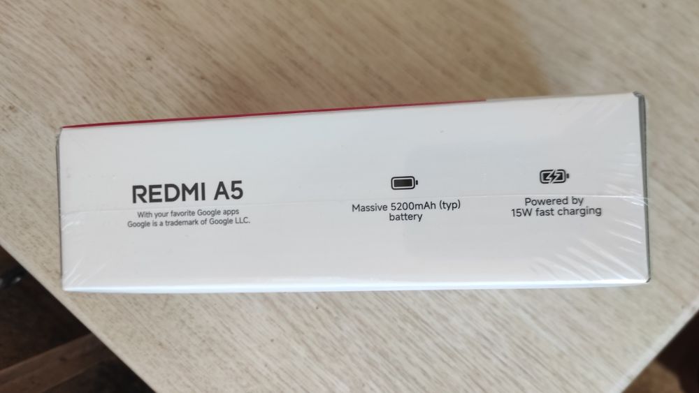 Чисто нов телефон Redmi A 5 Midnight Black
