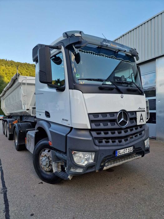 Ansamblu Mercedes Benz Arocs 2017 HAD Euro 6 + semiremorca Meierling ALU