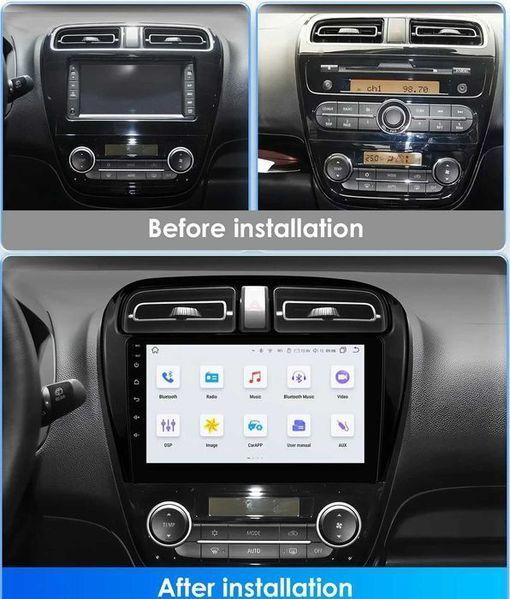 Mitsubishi Space Star 2012 - 2023 Мултимедия Навигация Android