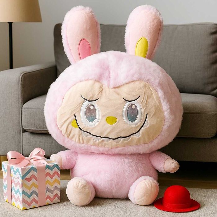 Голяма плюшена играчка Лабубу – 80 см