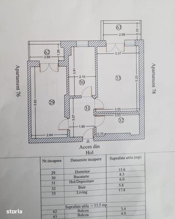Apartament 2 Camere Maurer