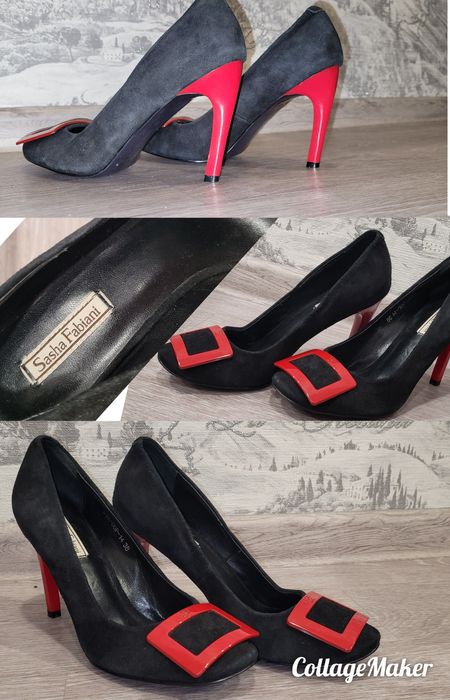 Женские туфли разные.