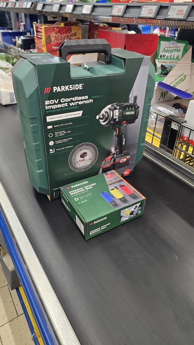 Гайковерт Parkside 20 li C4 400nm 11 2025 батерия и  Гаранция!
