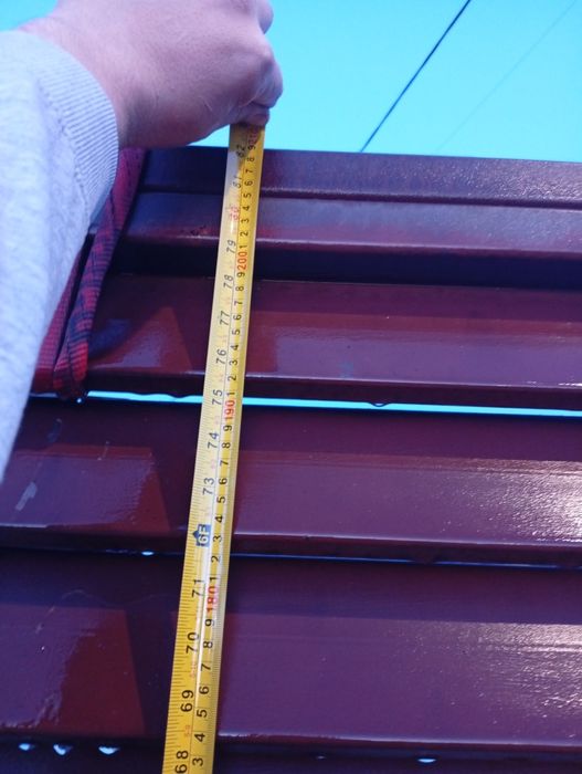 Poarta robusta  culisanta din fier cu lamele h210 L300