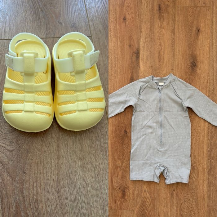 Сандали Liewood и бански H&M Adorables uv50+
