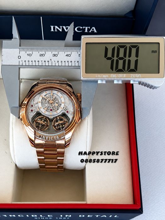 INVICTA Specialty Rose Gold full metal 48 mm, Инвикта нов мъжки часовник