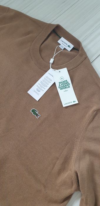 Lacoste Cotton Knit Regular Fit  7 - 2XL ОРИГИНАЛ Мъжки Памучен Пулове