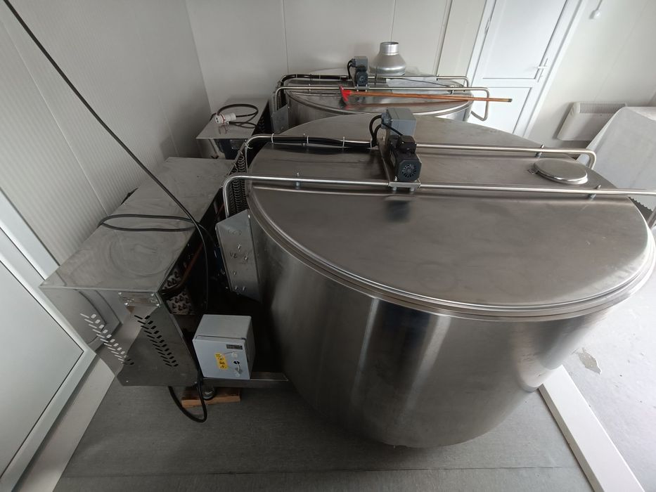 Tanc răcire lapte nou (vană, cazan, răcitor sezer)