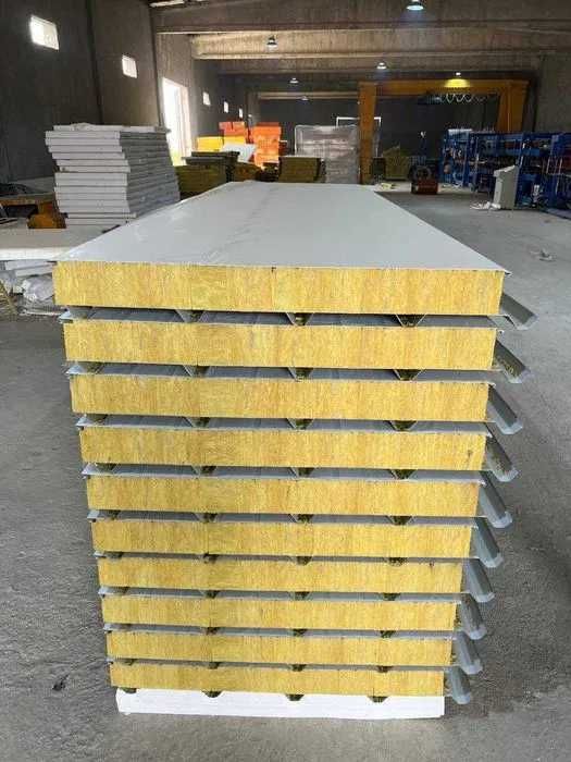 Mineral yundan tayyorlangan sendvich panellar/Сэндвич панели минвата