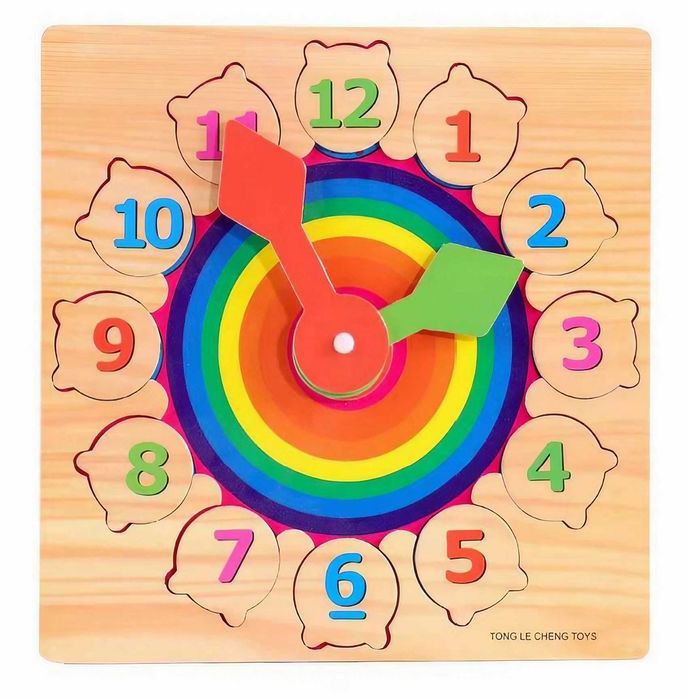 НАМАЛЕНИЯ! Дървен часовник Слънце всичко на - https:/woodentoys.olx.bg