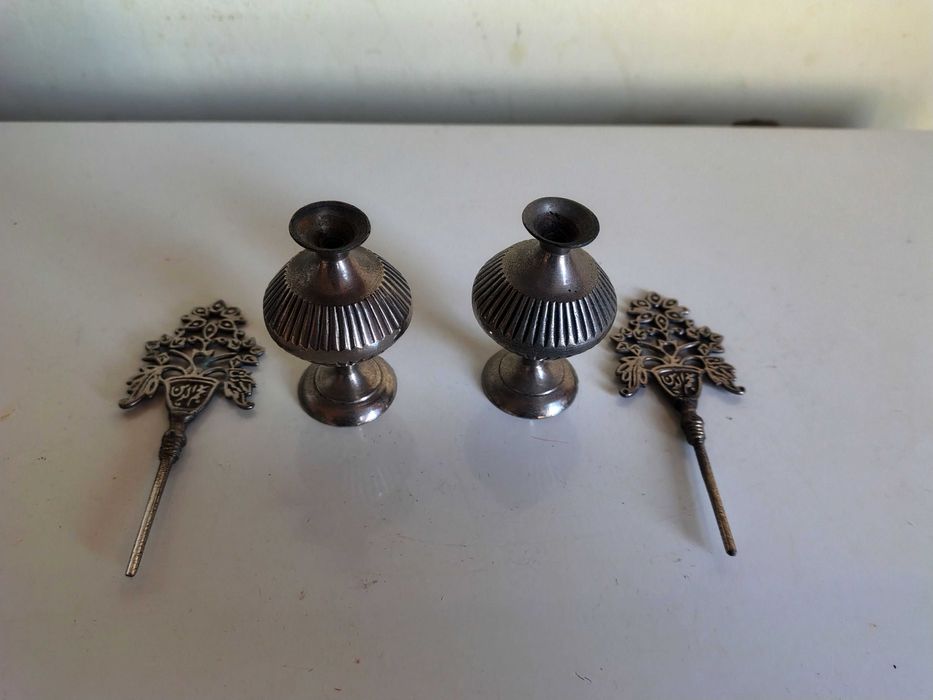 рекрасни Стари Бронзови Шишенца За Парфюм