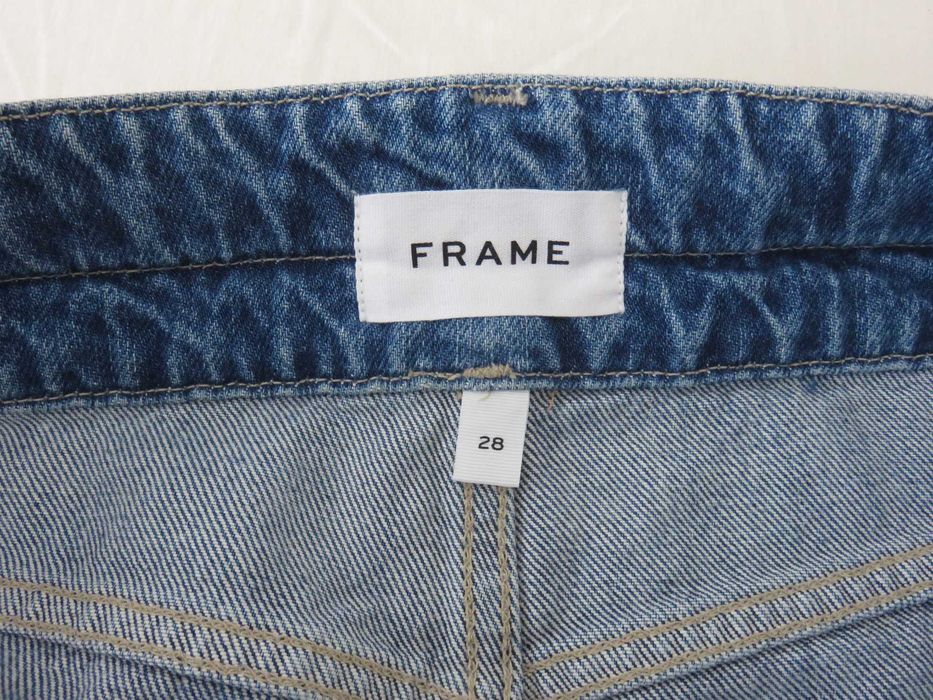 Дънкова пола Frame с висока талия, L, нова
