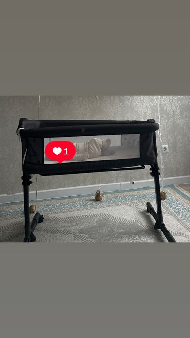 Приставная люлька, манеж