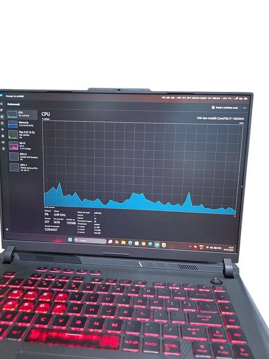ASUS ROG Strix G16 (G614JU) Impecabil - i7-13650HX | RTX 4060 | Garanție ASUS 12.2026