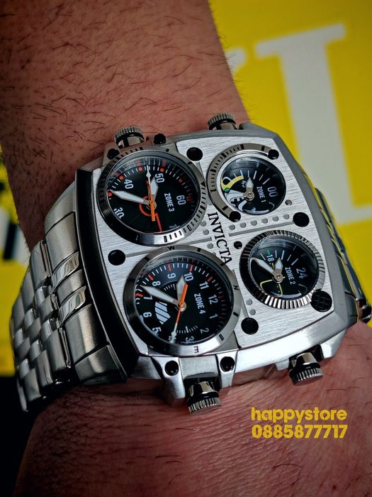 INVICTA Zulu Silver 54 mm, Инвикта нов мъжки часовник
