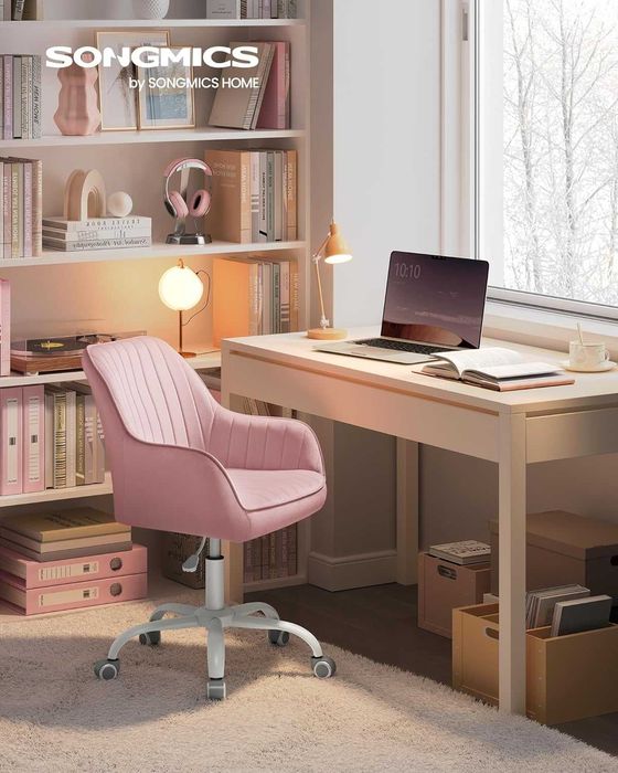 Ергономичен офис стол в различни цветове и дамаски