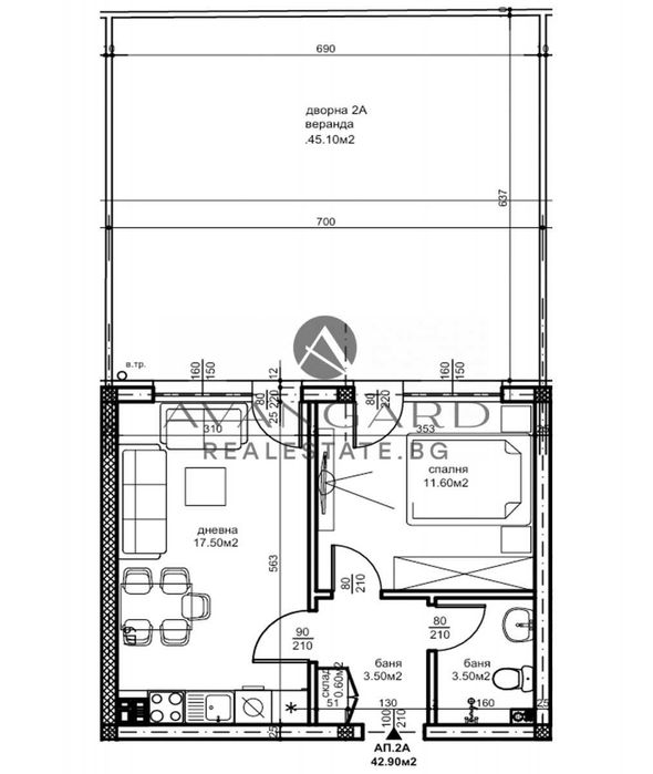 оф.23288 2-стаен Беломорски