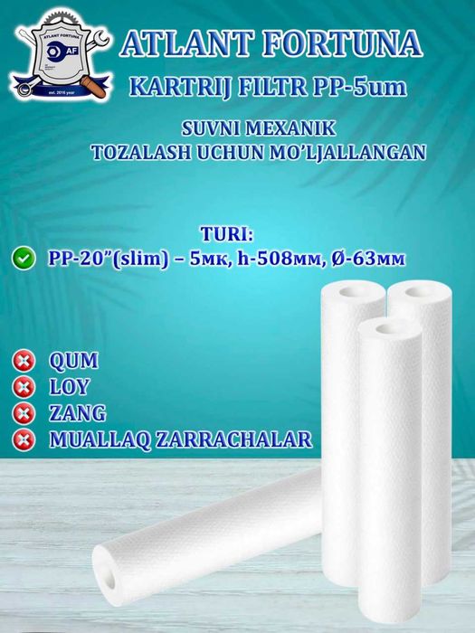 PP kartridj картридж filtr kartrij osmos kartrij катриж UDF CTO