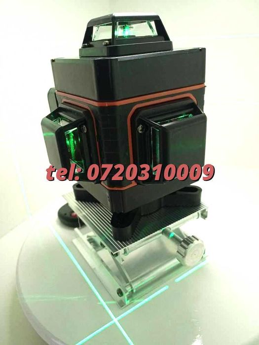 Reducere Fara Auto Nivela Laser Verde 16 Lini 4D Cu Telecomanda