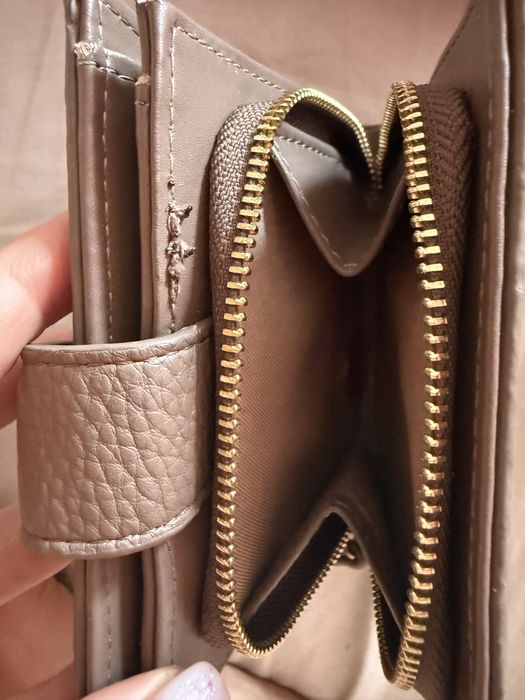 Дамско портмоне в кафяе цвят Valentino