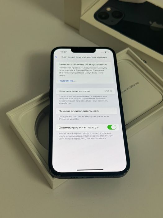 Iphone 13 256g 100%акб!!!