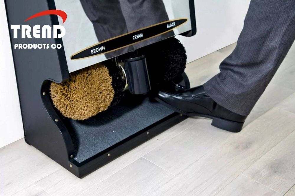 Oyoq kiyim tozalovchi maxsus mashina