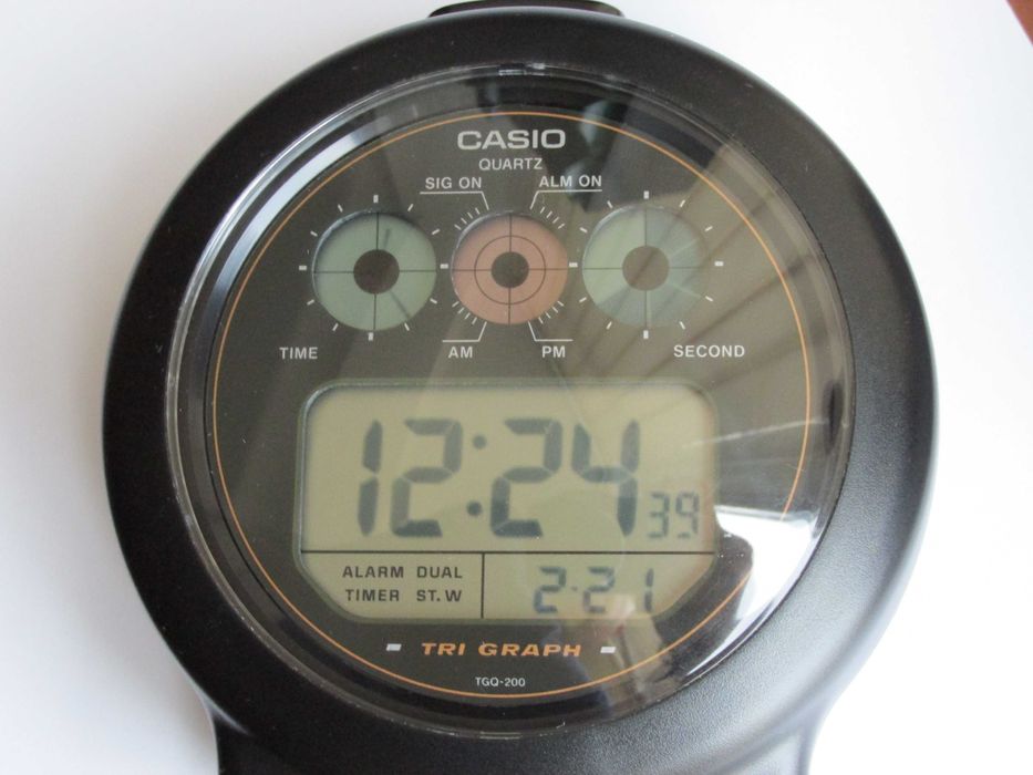 Casio TGQ-200 Tri GRAPH Made in Japan Будилник Касио