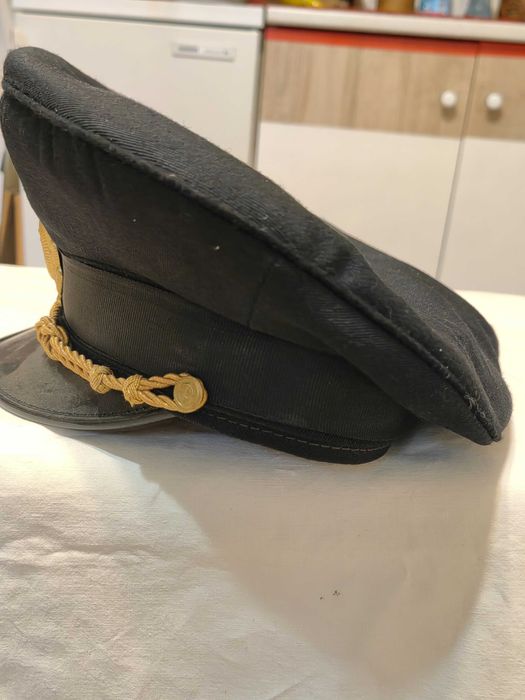 Две Български Офицерски Соц Военноморски Парадна и Строева Фуражки