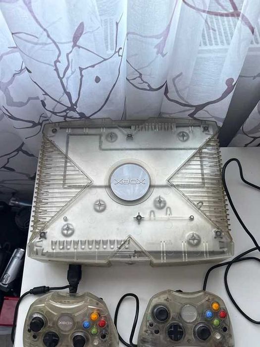 Consola Microsoft XBOX Crystal Clear Trasparent Classica