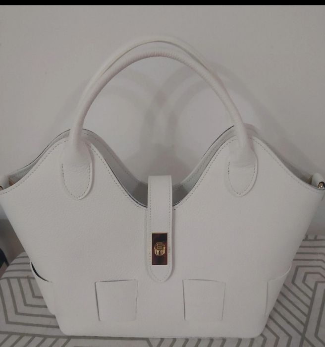 Geantă damă nouă superbă din piele naturala Made in Italy