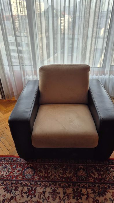 Троен, двоен диван и 2 кресла