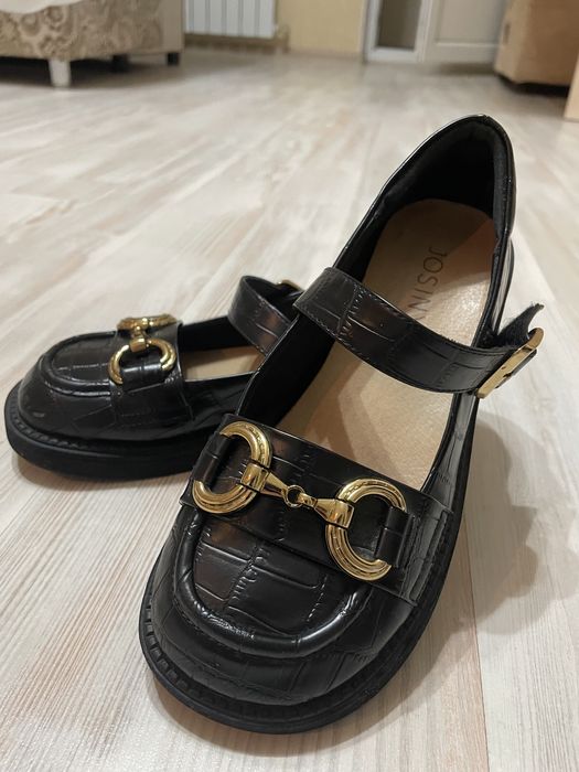 Чёрные лоферы JOSINY, размер 35