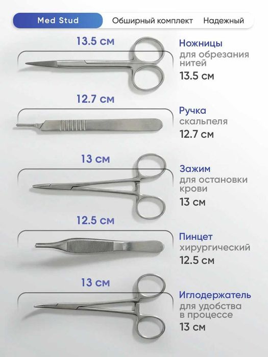 Хирургический тренажер, набор для тренировки