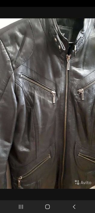Куртка кожаная 44