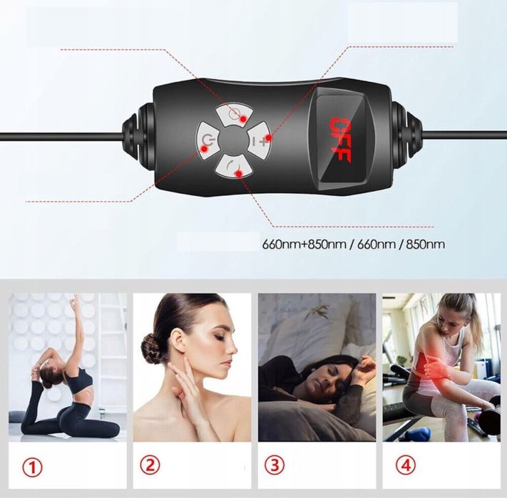 LED инфрачервена лампа за терапия