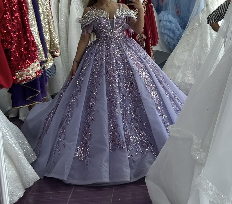 Годежна ракля цвят лилав