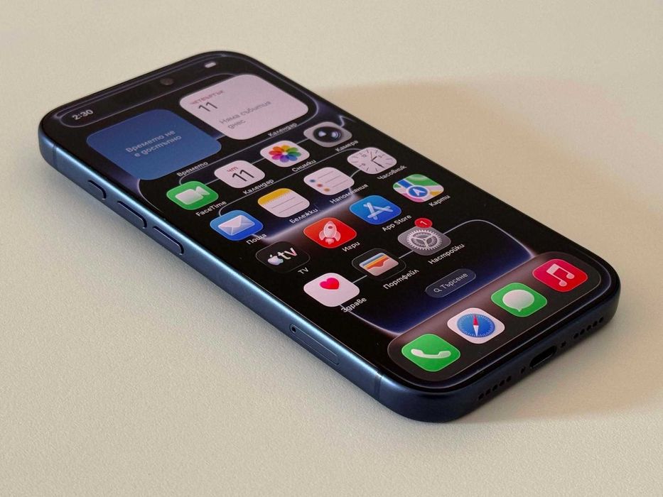 Бартер! Гаранция! НОВ! iPhone 17 Pro Deep Blue (Син) 7 Цикъла.