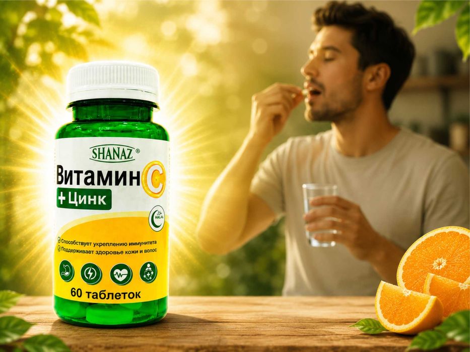 VITAMIN C + ЦИНК 60ta tabletka