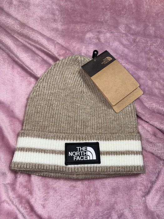Căciulă The North Face Bej Dungi nouă nepurtată