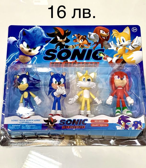 Плюшена играчка Соник/Sonic plush