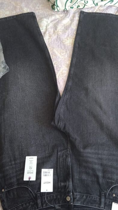 Джинсы новые черные 60 размер