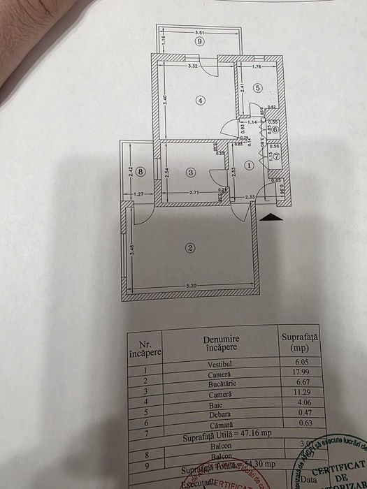 Proprietar vand apartament 2 camere decomandate, Crangasi