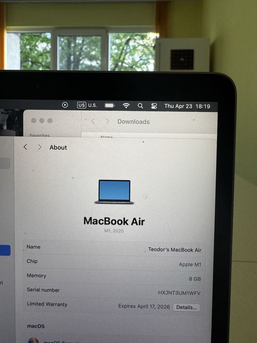 MacBook Air 13 97% 8GB/256GB в ГАРАНЦИЯ