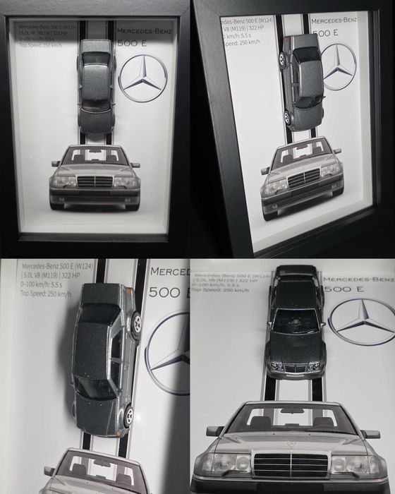 Tablou decorativ Mercedes Benz E500 Gri