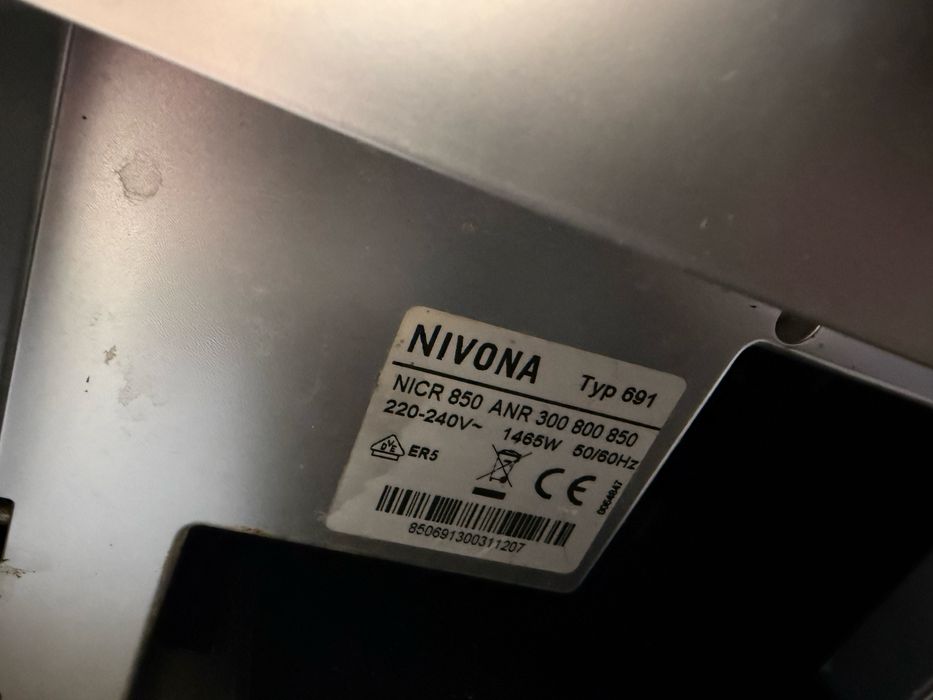 Espresor Nivona Typ 691 defect