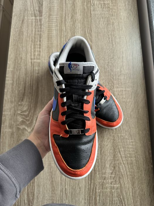 LIMITED EDITION Nike Dunk Low NBA 75th Anniversary Knicks номер 44